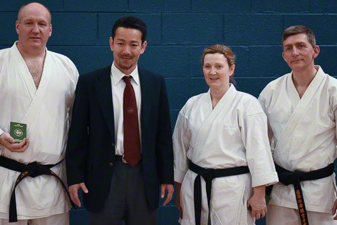 Steven Rees, Fumitoshi Kanazawa Sensei, Noreen McHugh, Henri Piquet